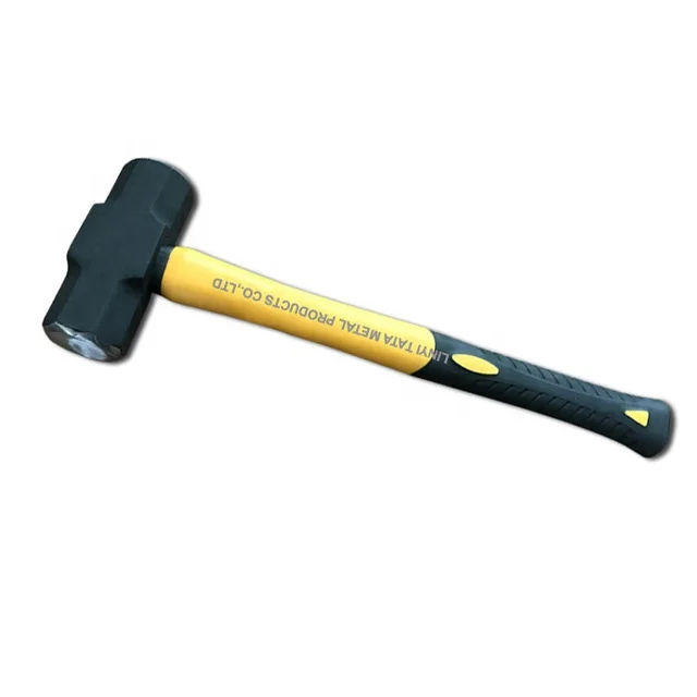 Professional hand tool factory wholesale high quality sledge hammer from 2lb to 25lb martillo with fiberglass handle