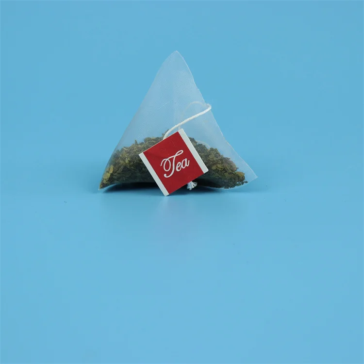 Food Grade PLA Corn Fiber/PA Nylon/ PET Tea Bag Empty Pyramid TeaBags 3 Side Sealed Filter Tea Sachets Original Factory Sale