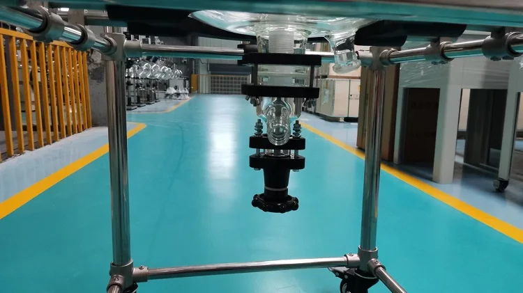 Chemical 1l/ 5l/ 10l/ 30l/ 100l 100 liter double wall jacketed glass reactor 10 liter 50 l 30 l for lab use