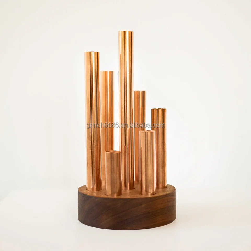 Modular Flower Tubes Hydroponic Vase Test Tube Desktop Propagation Station Modular Vase Floral Water Tubes Vase