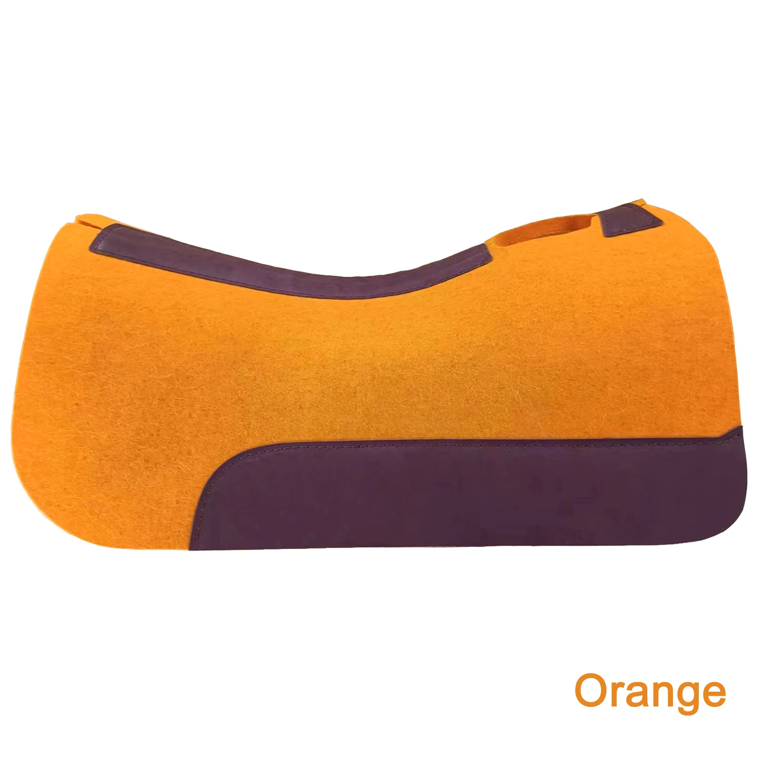 Equestrian Manufacturer Wholesale Suppliers Custom Cheap Thick Best 100% Wool Felt Western Contoured horse saddle pad