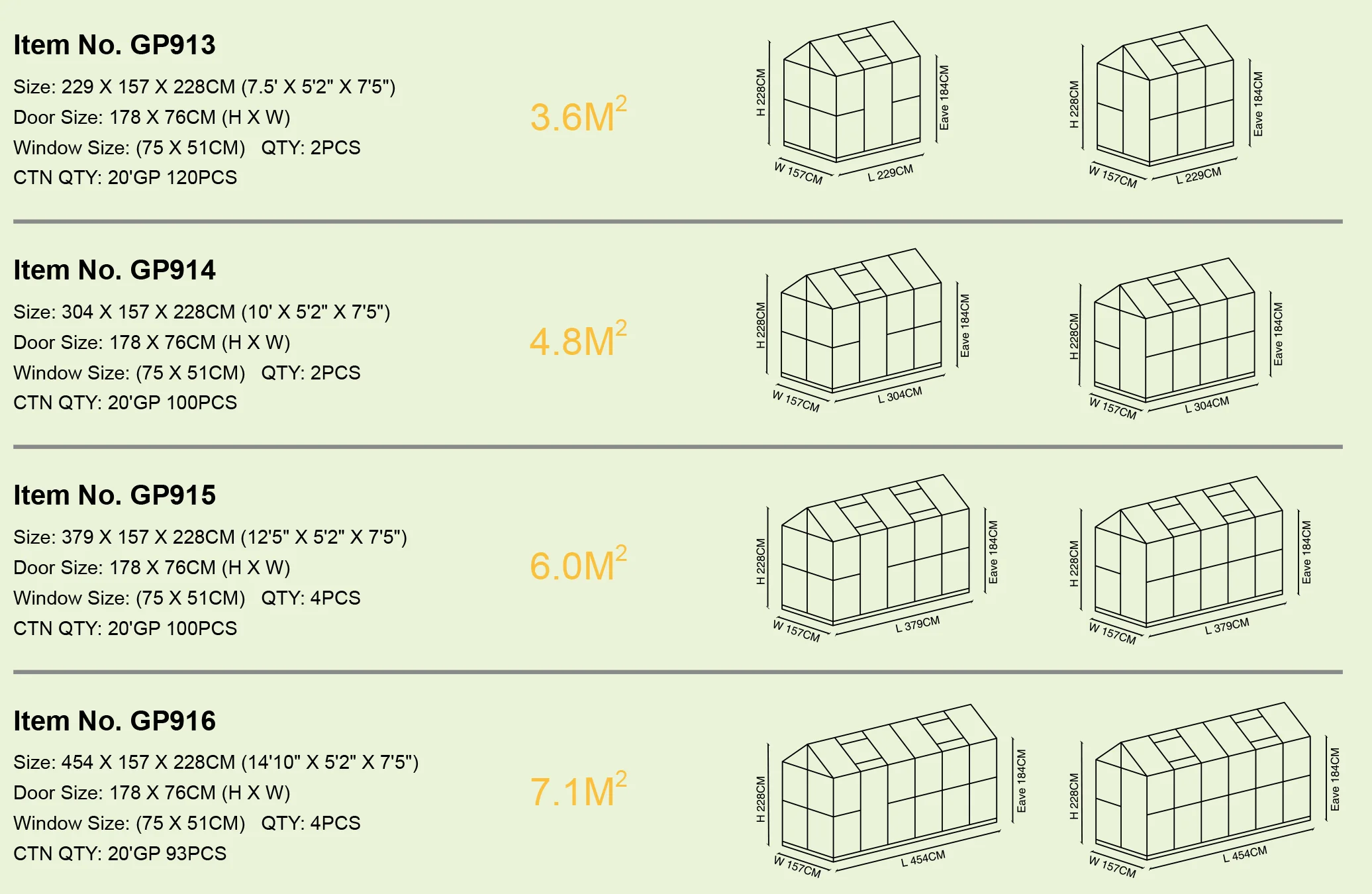 Modern Design Used Aluminum Greenhouse Mini Greenhouse Indoor Single Span Greenhouse Polycarbonate Sunroom