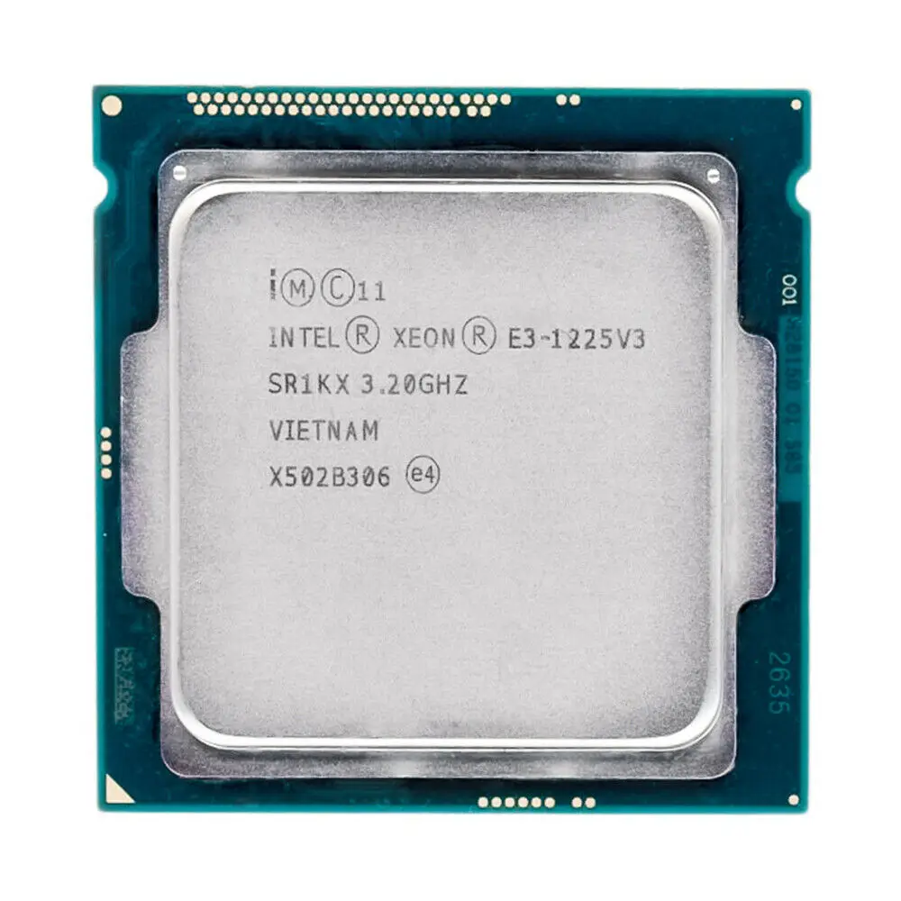 Процессор Intel Xeon E3 1225 V3 1225V3 3 2 ГГц четырехъядерный процессор 8 м 84 Вт LGA