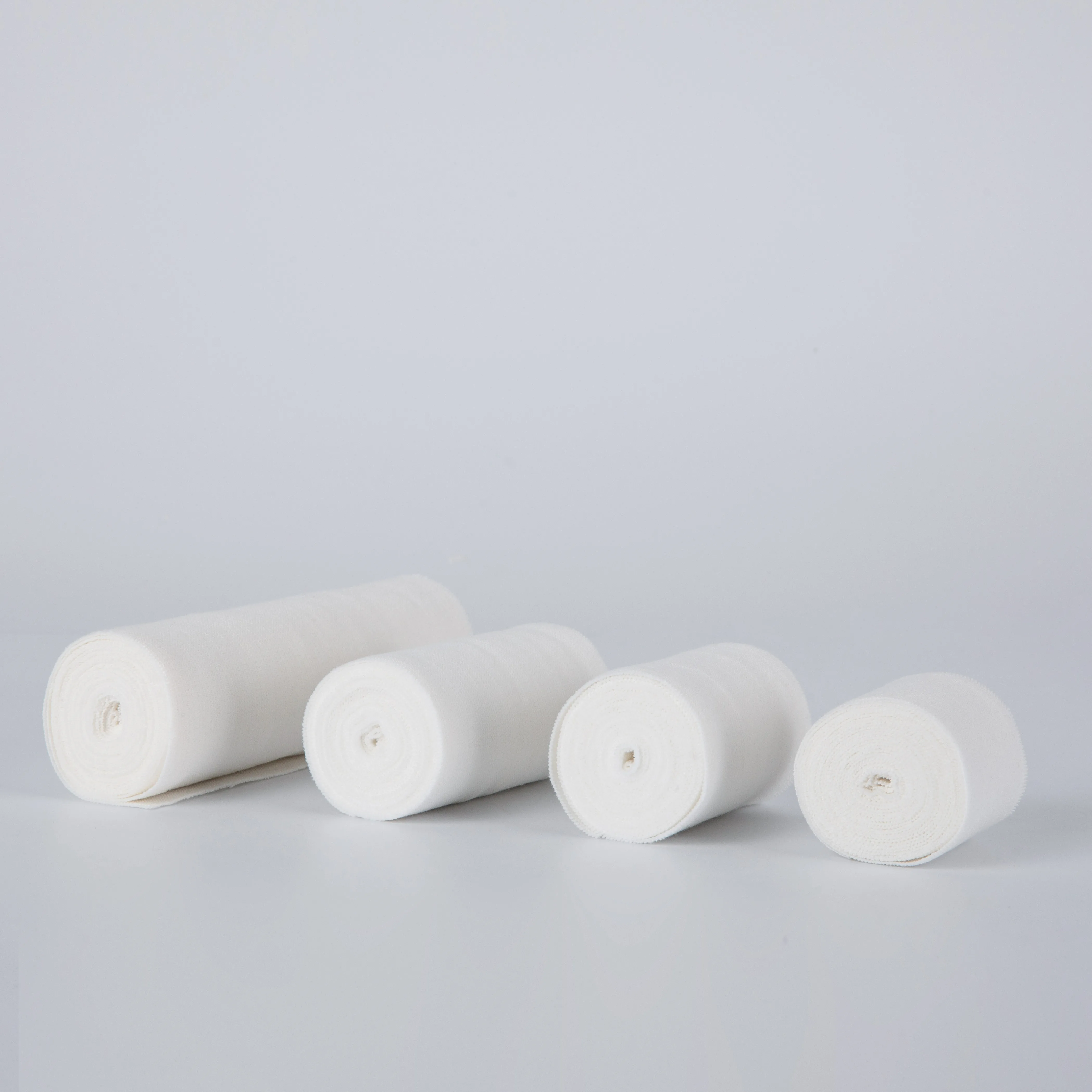 5cm*4.5m Disposable Medical Blenched White Plain Weave Cotton Elastic Bandage