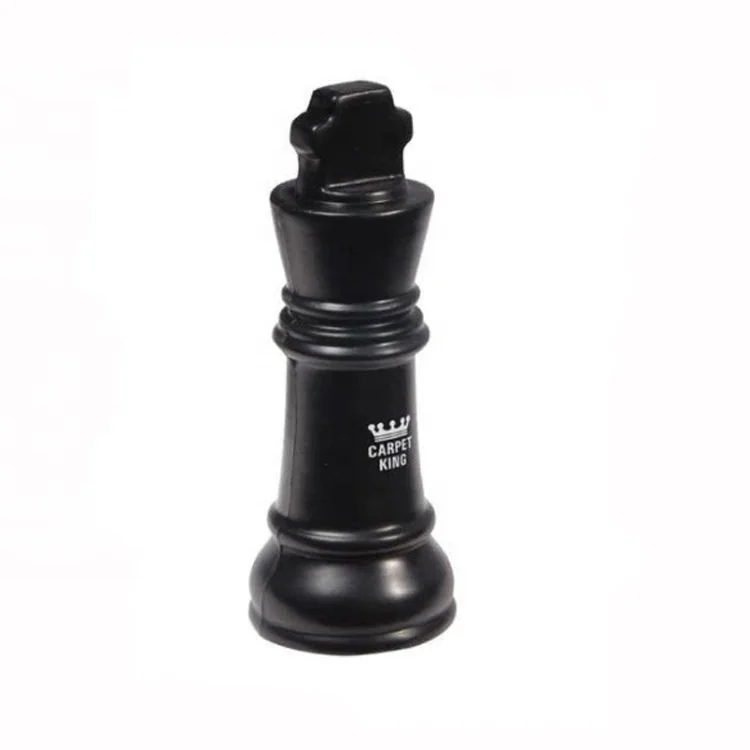 Marketing New Design PU Foam King Chess Shape Stress Ball Customizable Top Quality Promotional Toys