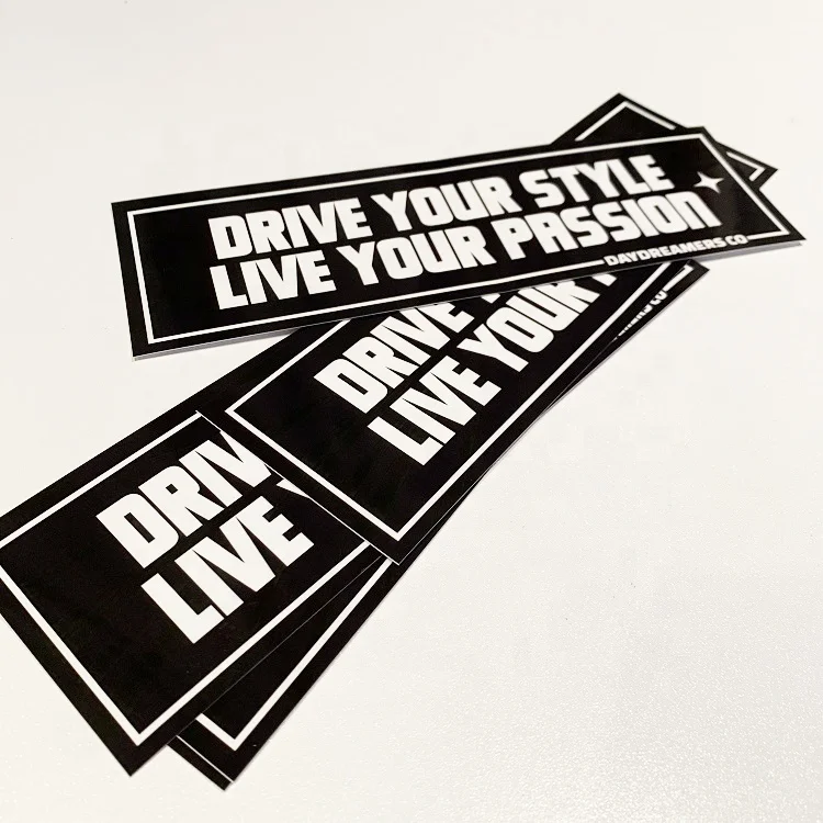 CUSTOM JDM Racing Japanese Drift Car Bumper Window Vinyl Strip Slap Die Cut Sticker Decals For Car