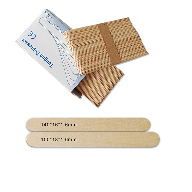 personalized beauty spatula wax spatula stick wooden tongue depressor