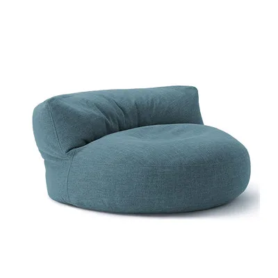 Most Popular Round Bean Bag Sofas Modern Indoor Bean Bag Chair Bulk for Adults Hot Sale Luckysac Bean Bag Cover