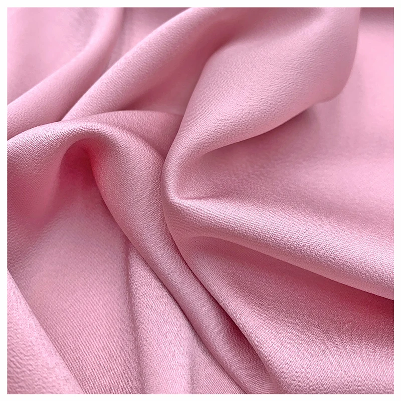 Luxury Glossy Metallic Liquide Satin Viscose Taffeta Spandex Silk Polyester 8299# Lining Satin Wholesale Stretch Acetate Fabric