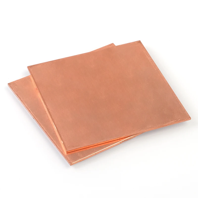 Thickness 0.3mm~100mm Cu-DHP C11000 Copper Plate / ETP C1100P Copper Sheet