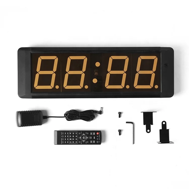 Jhering Custom Size Electronic Timing System LED gym display digital countdown stopwatch timer electric counter