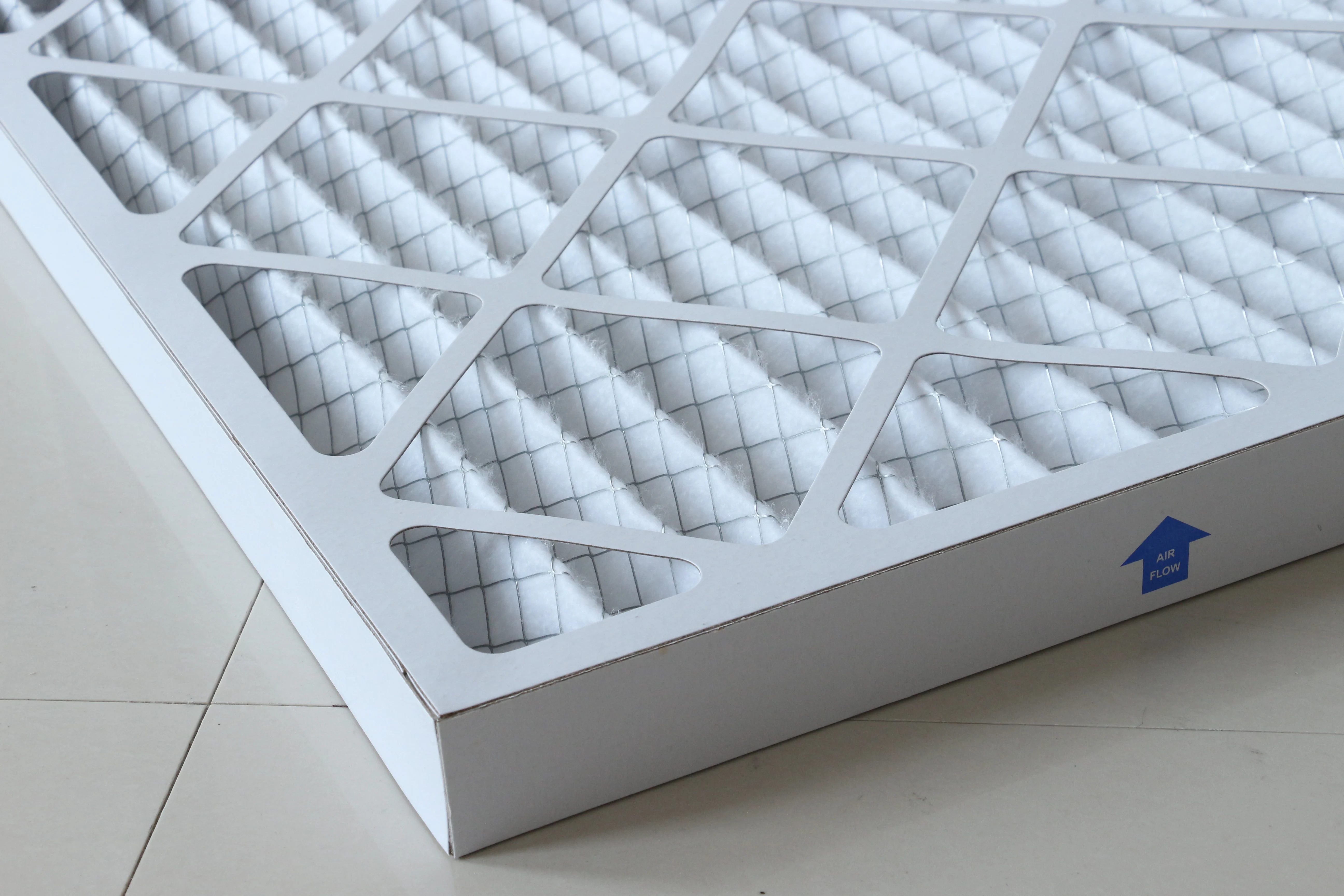 Factory Customized Air Filter Merv 8 10 13 Cardboard Frame Air Filter For Air Conditioning System