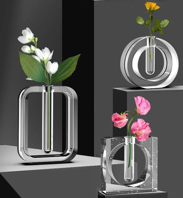 DIY Crystal Epoxy Mold Vase Branch Hydroponic Flower Silicone Mould