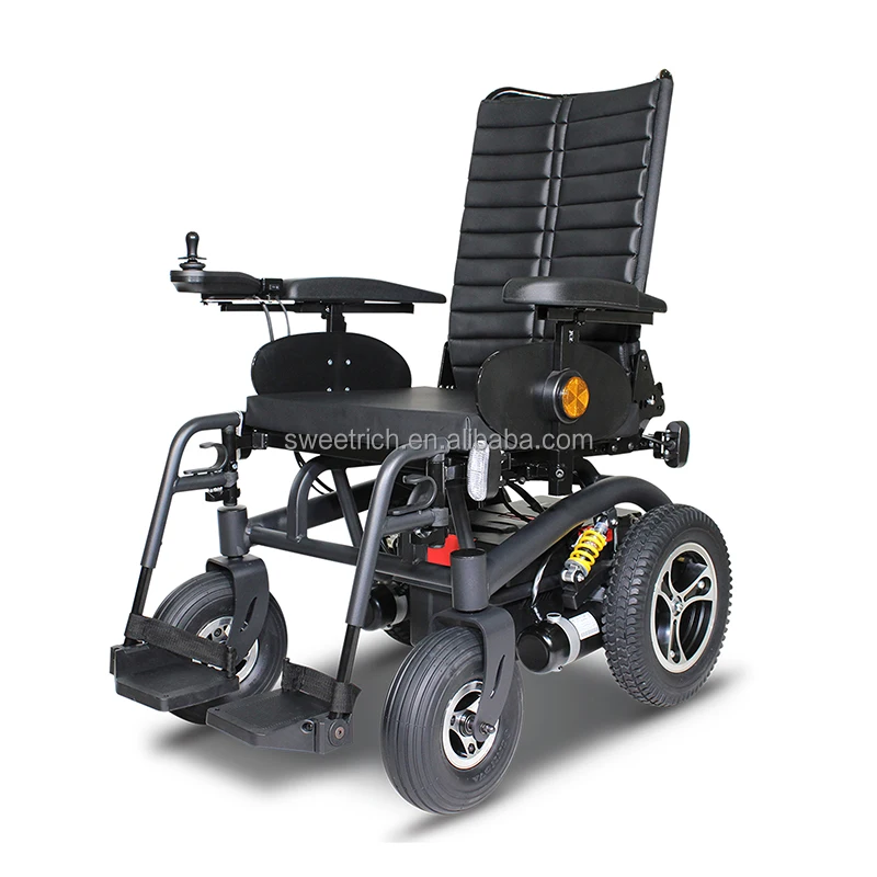 Foldable Aluminim Off Road Standing Cerebral Palsy Electric Wheelchair with Joystick Controller