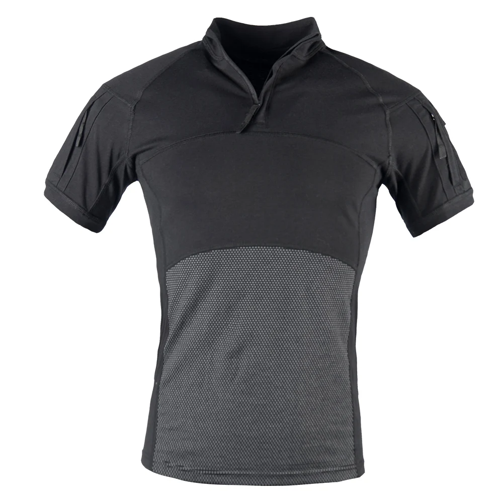 Wholesale 100% Cotton Tactical Shirt for Battle Man T-shirt Summer Camp