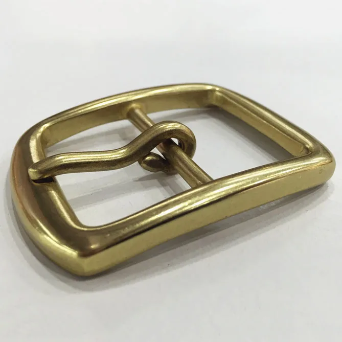 Whole Brass Buckle Loop for Man Double Sides Brass Buckle