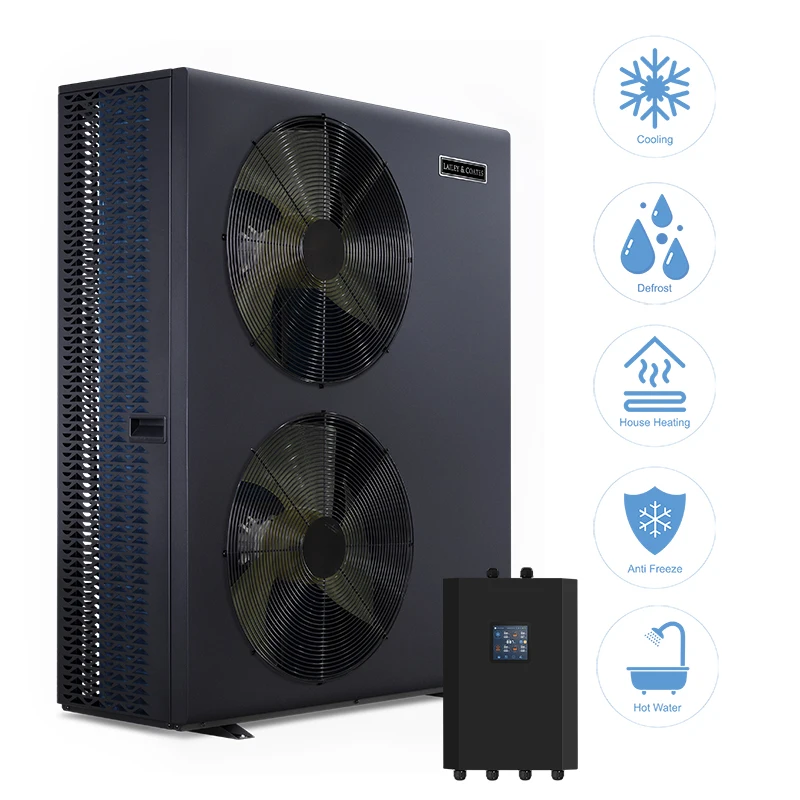 10Kw High Cop 5.01 Evi Dc Inverter Heatpump Split Type Air Water Heat Pump Water Heater Pool Heater High Cop Inverter Heat