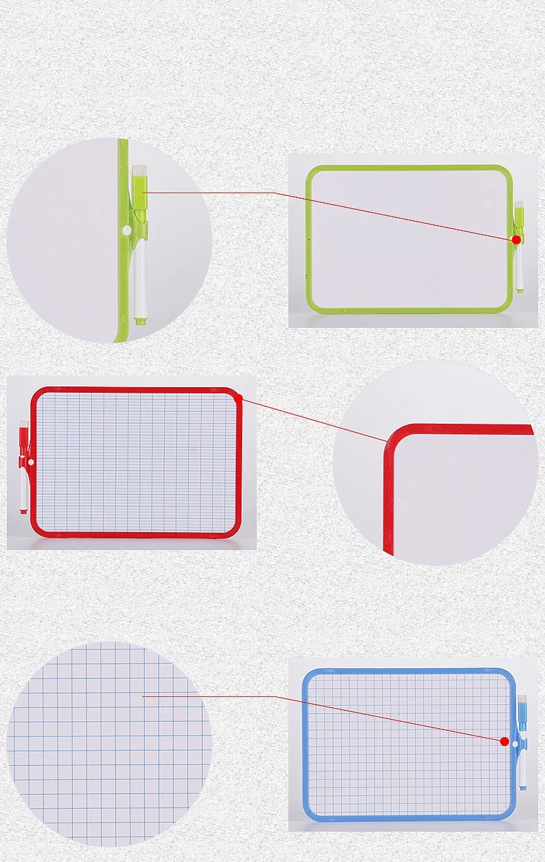 Square Blank Whiteboard Supplier Whiteboard Pen Custom Magnetic White Board Writing Magnetic Board