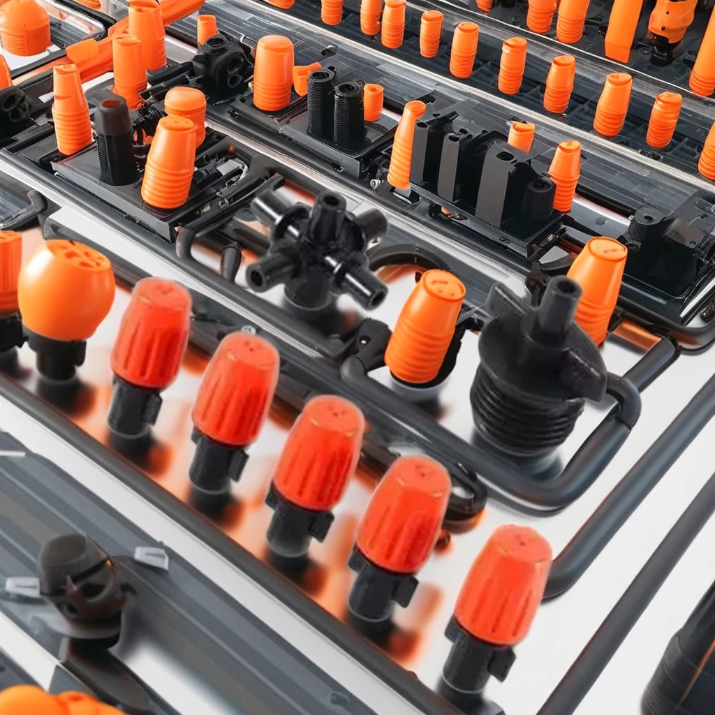 Manufacturer-Supplied 5-Head Adjustable Garden Spray Nozzle Greenhouse Automatic Nebulized Irrigation Sprinkler Durable Plastic