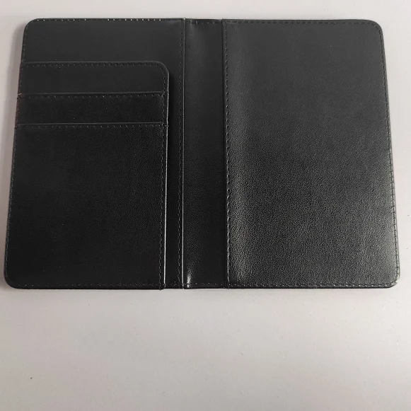 Sublimation PU Leather Passport Cover Blanks Custom Logo Cardholder Sublimation Business Card Wallet Passport Holder
