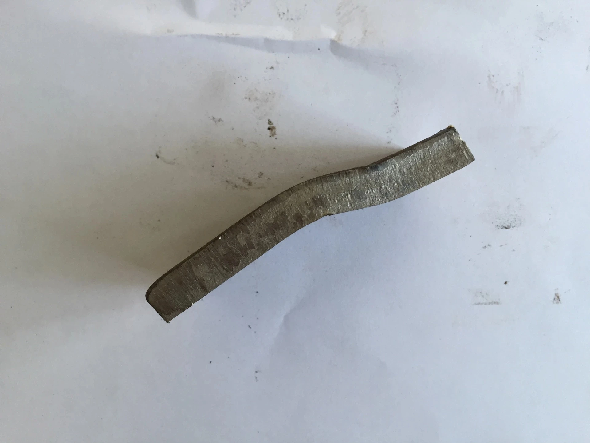 Railway components welded press plate for railway maintenance equipment