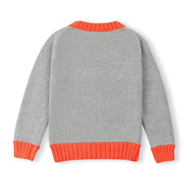 100% Organic Cotton knits Sweaters For Kids Sustainable Kids Pullover Knit Yarn Toddler O- Neck Baby Knitwear From Bangladesh