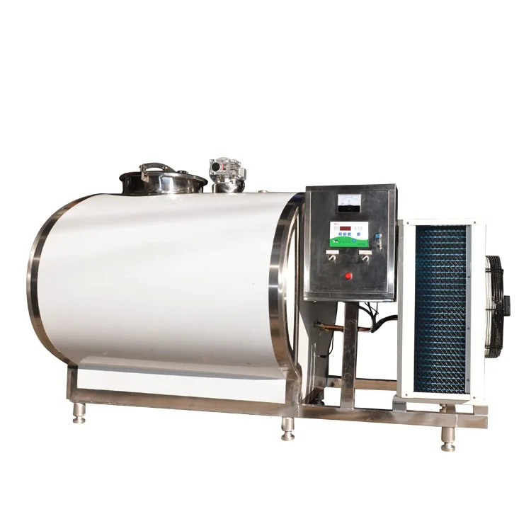 2000L-8000L milk Horizontal refrigerating tank