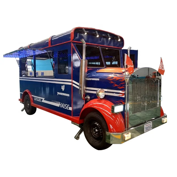Multi-function Alfine fast food truck catering food cart food Van for sale