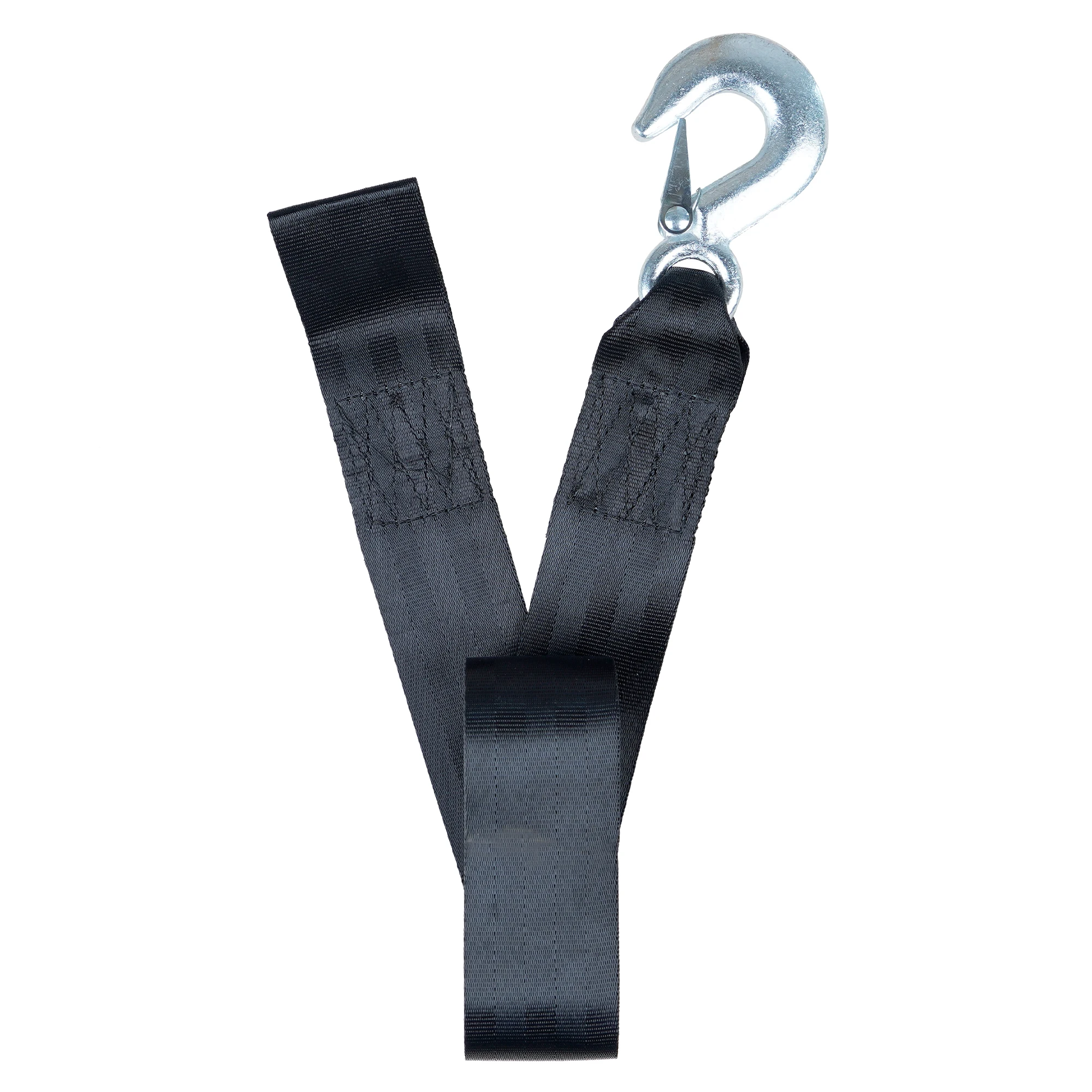 Winch Strap 20 FT with Safety Heavy Duty Hook for Boat Trailer Towing Strap Breaking Strength 4,400 lbs