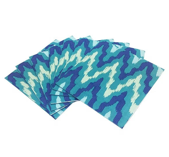 
2ply 3ply 33x33 blue newest colorful safe decoupage mermaid paper napkin 