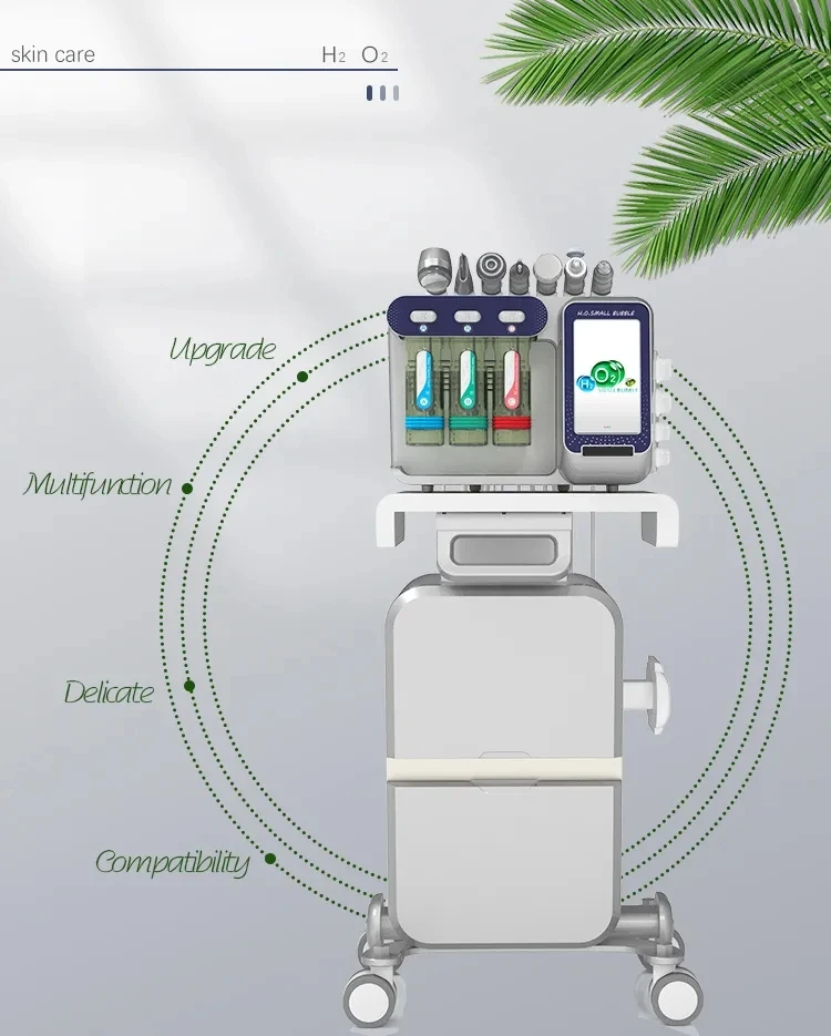 7 In 1 Hydra Peeling Facial hydro Small Bubble Water Hydro Aqua Facial h2o2 Hydra Machine