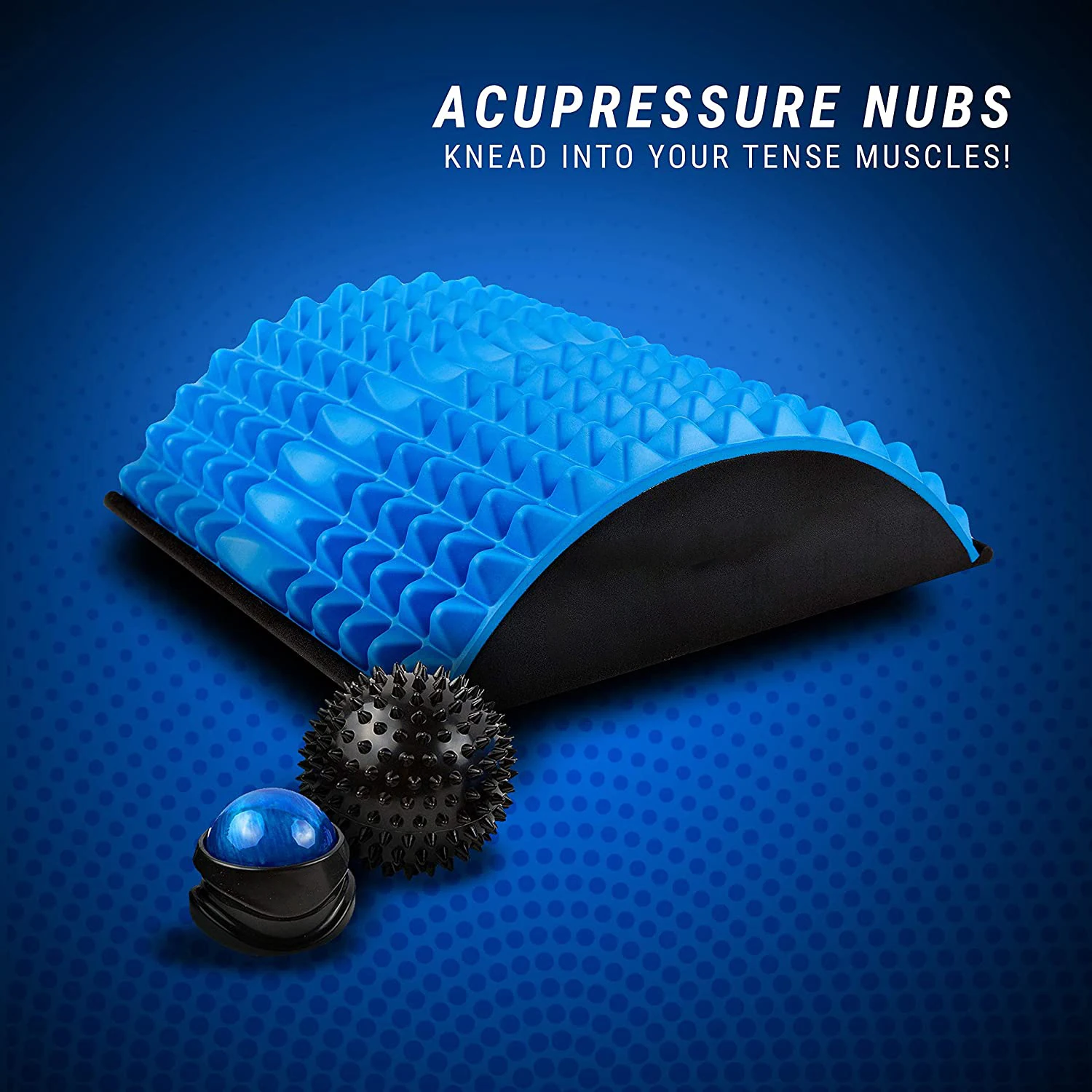 Multi-Level Back Stretching Device Back Lumbar Stretcher for Upper Back Stretcher Support and Pain Relief