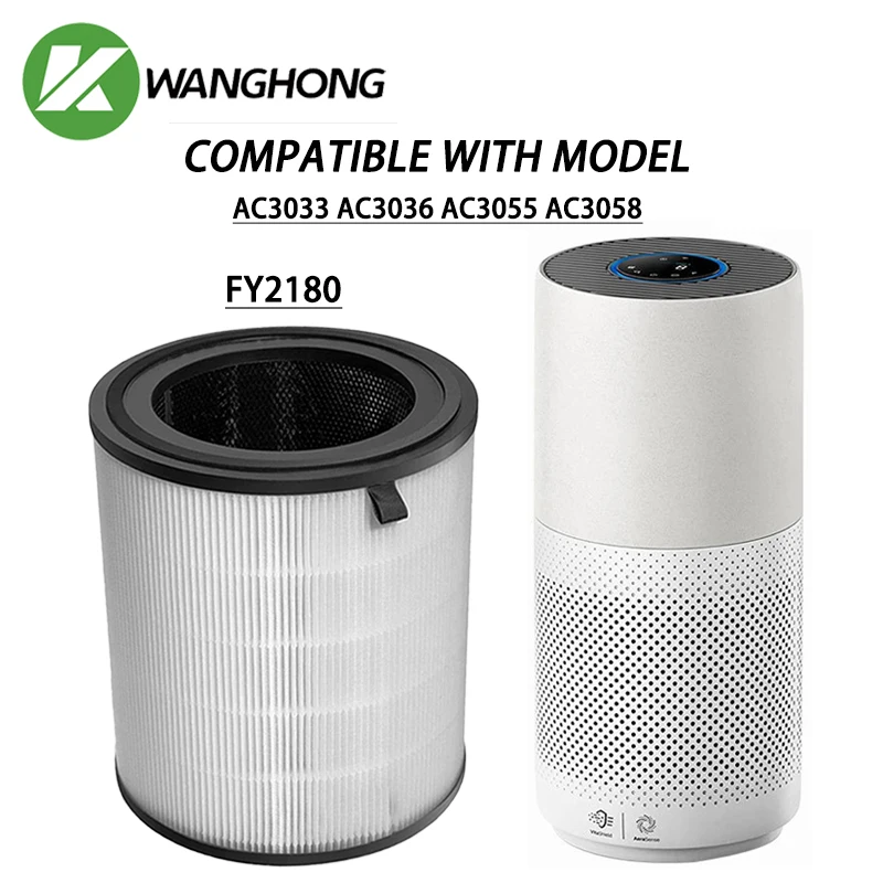 Original Factory Wholesale Replacement 3 In 1 Cylindrical H13 Filter for Philips FY2180/30 Air Purifier