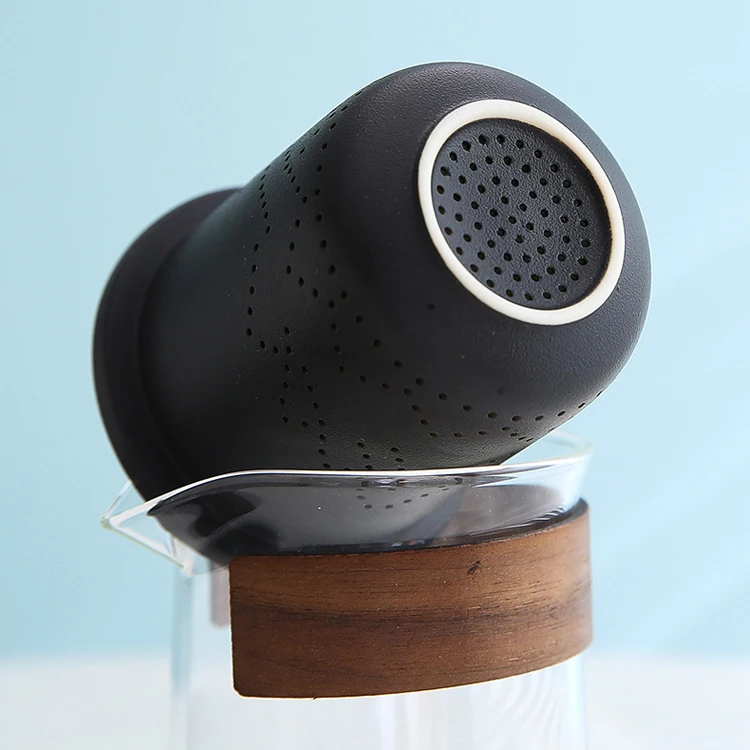 Portable Luxury Eco-Friendly Glass Ceramic Travel Tea Cup Teapot Set Handmade with Unique Hot Drinkware Custom Logo