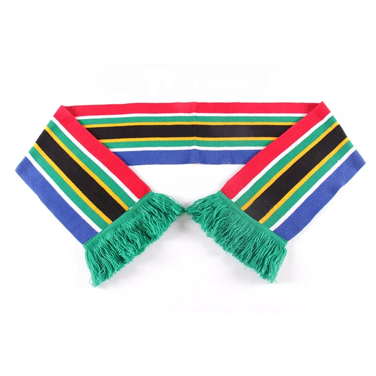 Soccer Fan Acrylic Knit Custom Made Football Scarf