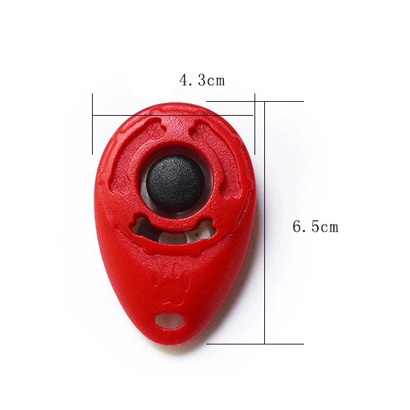 
Durable Pet Training Clicker Lightweight Dog Training Clicker with Wrist Strap 