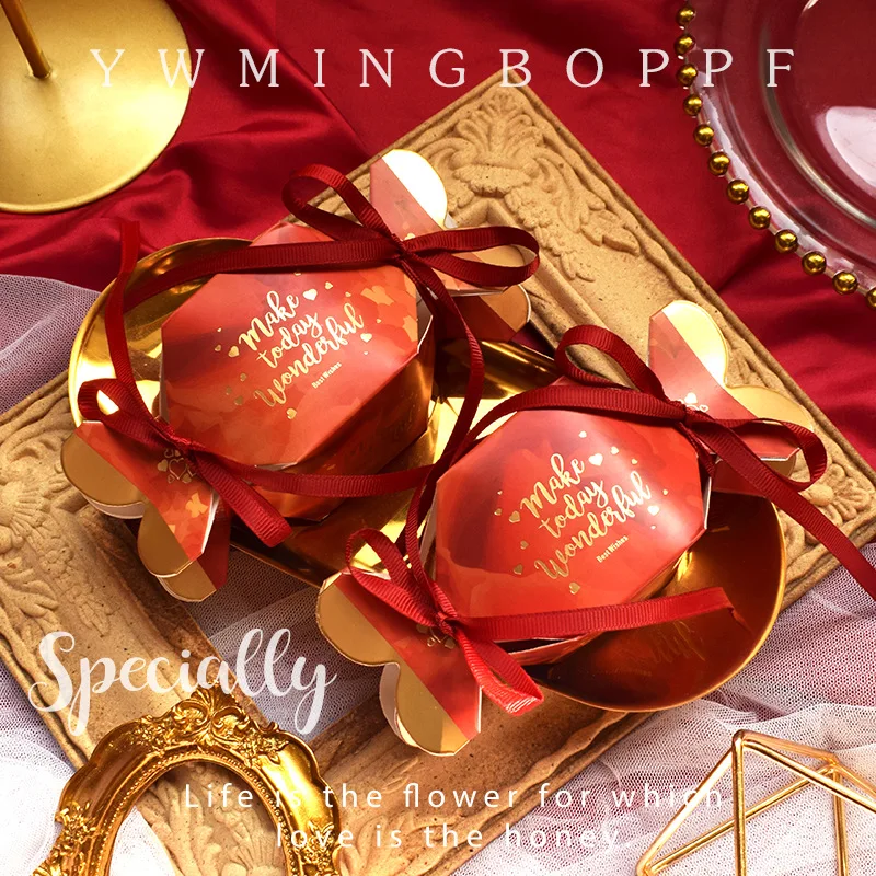 European Style Small Candy Paper Box Creative Ins Wedding Gift Box Candy Type Wedding Favors Candy Boxes