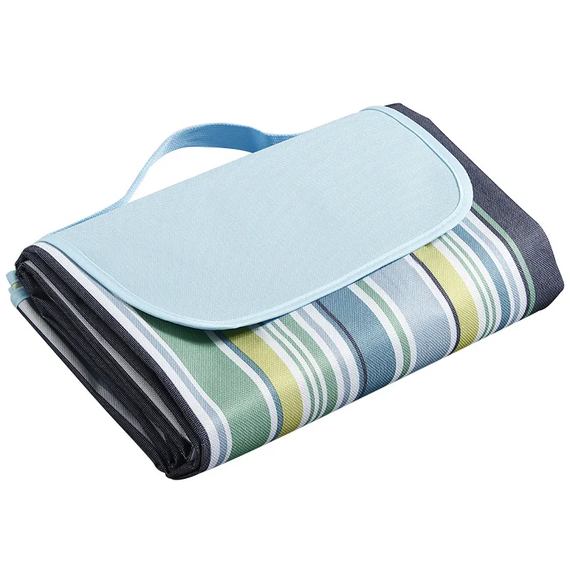 Mat Picnic Blanket Straw Sitting Pad With Leather Quilt Picnic Blanket All Season Universal Portable Picnic Mat