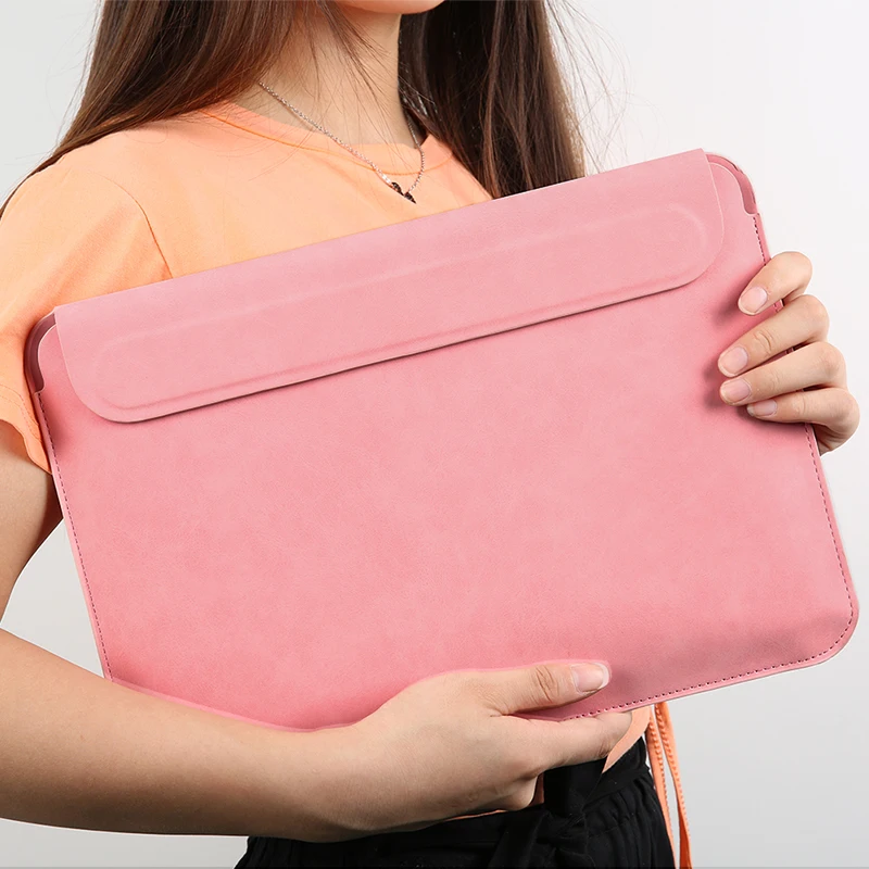 Wholesale PU Leather Laptop Case 11/12/13/15' Laptop Air/Pro Sleeve Bag Portable PC Material