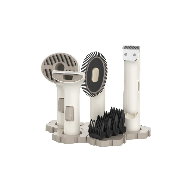 Pets Grooming Trimmer Dog Cat Grooming Vacuum Kit Pet Grooming Brush Hair Deshedding Tool For Dogs&Cats