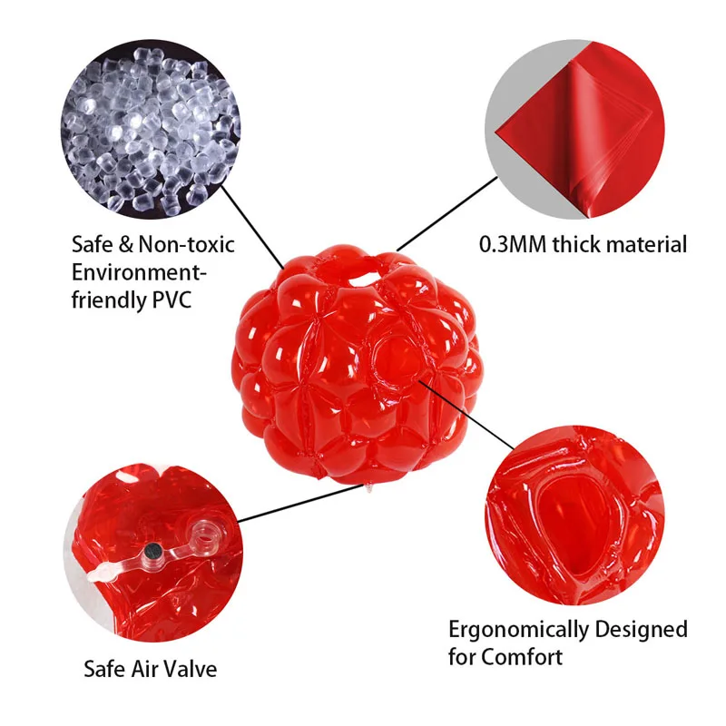 Hot selling inflatable Body Zorb Bumper Ball Suit Inflatable Bubble Body Football Soccer Ball For Kids