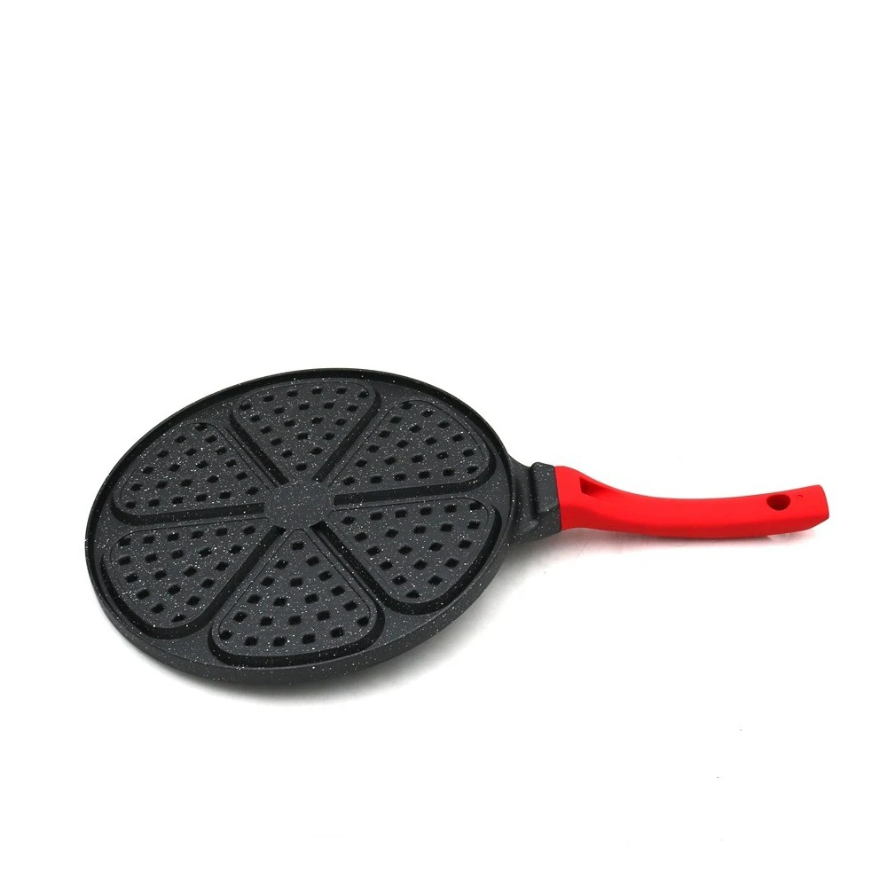 Aluminum alloy die-cast multi-pattern non-stick pan breakfast plate cake mold pizza plate steak frying pan