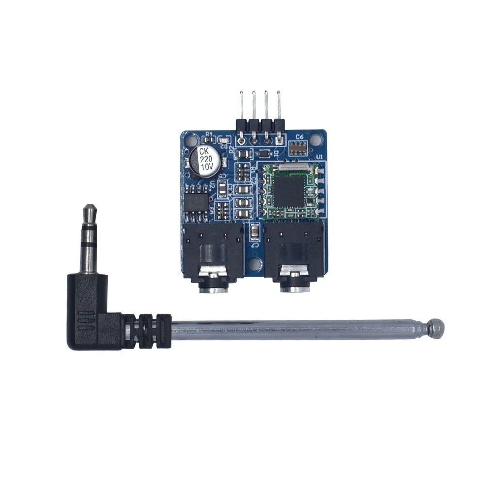 WAVGAT 76-108Mhz Antenna Automatic Digital Tuned FM Stereo Radio Receiver Module TEA5767