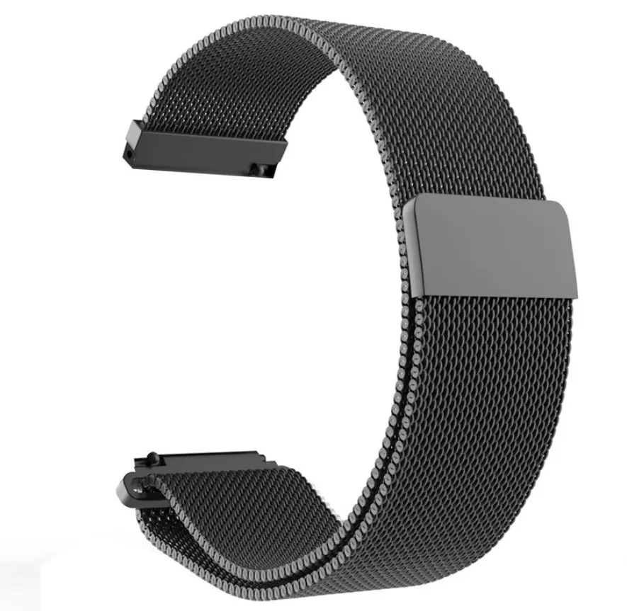 20mm 22mm Adjustable Magnetic Loop Stainless Steel Milanese Band For Samsung Galaxy Watch 6/5