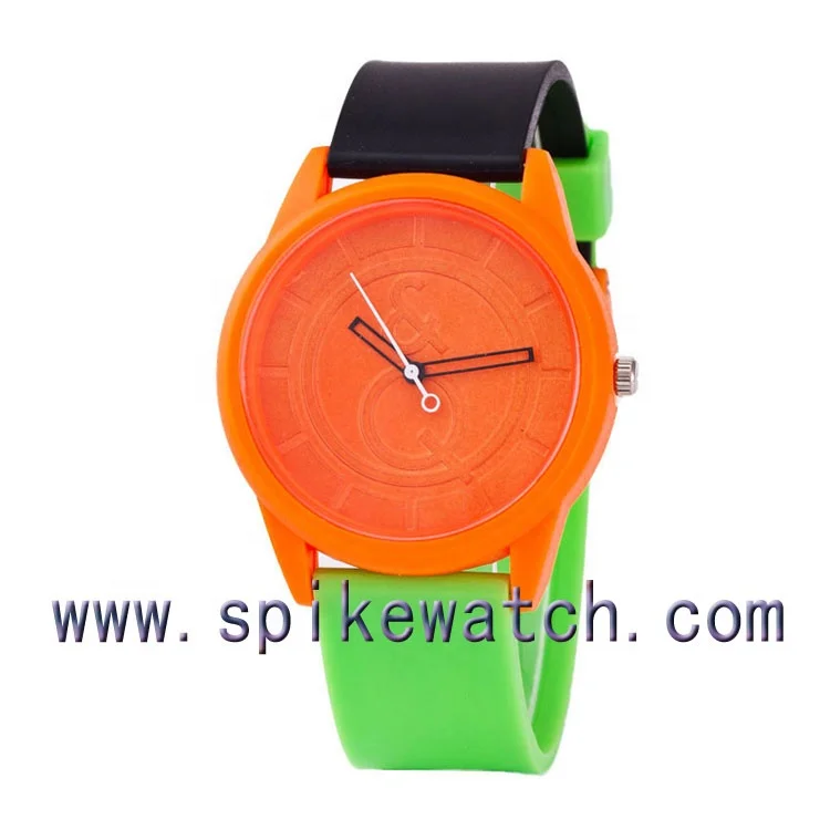Plastic waterproof watch plastic watch wrist watch with plastic buckle