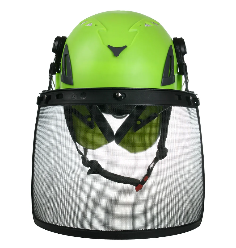 Multifunction PPE Hard Hat EN397 Safety Helmet with face shield