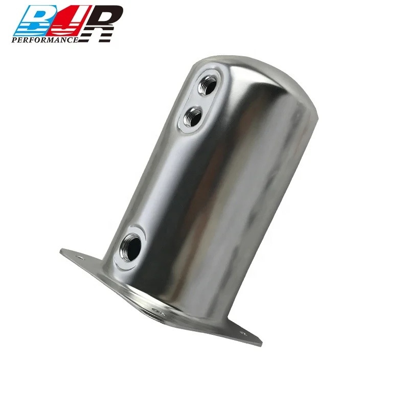 China Manufacturer High Performance Auto Parts Customized Aluminum Surge Tank AN Fittings