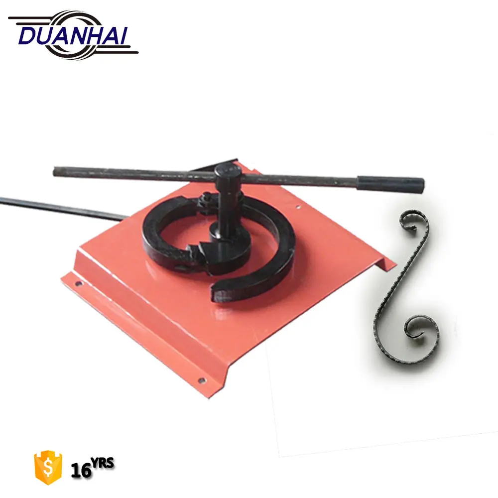 250mm. S type flower mold. Flat iron bending manual iron molding tool