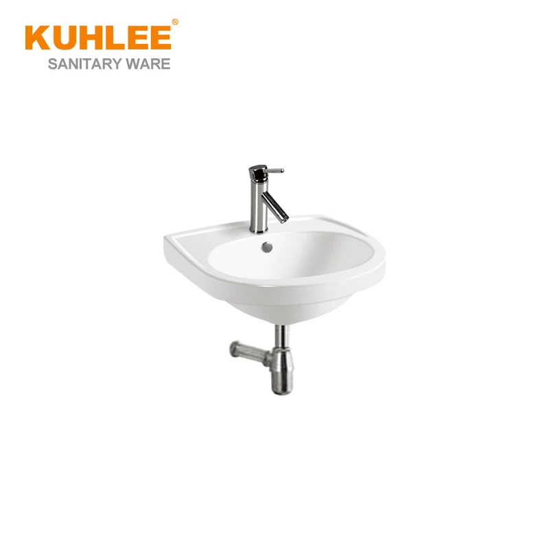 
Chaozhou Manufacturer Hot Sales Ceramic Wall-hung Basin Wash Wash Hand Sink 7822-7833 