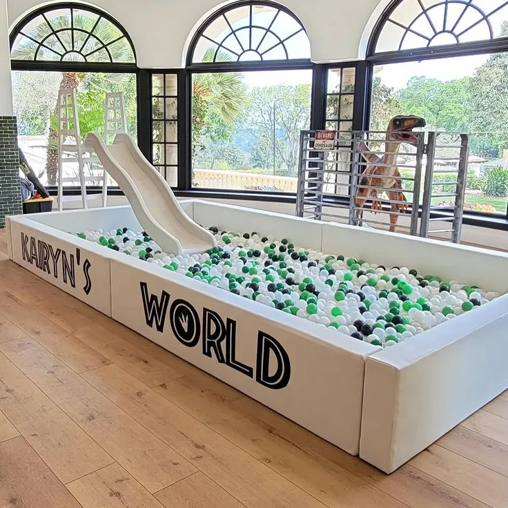Ball pit pool commercial ball pit with slide